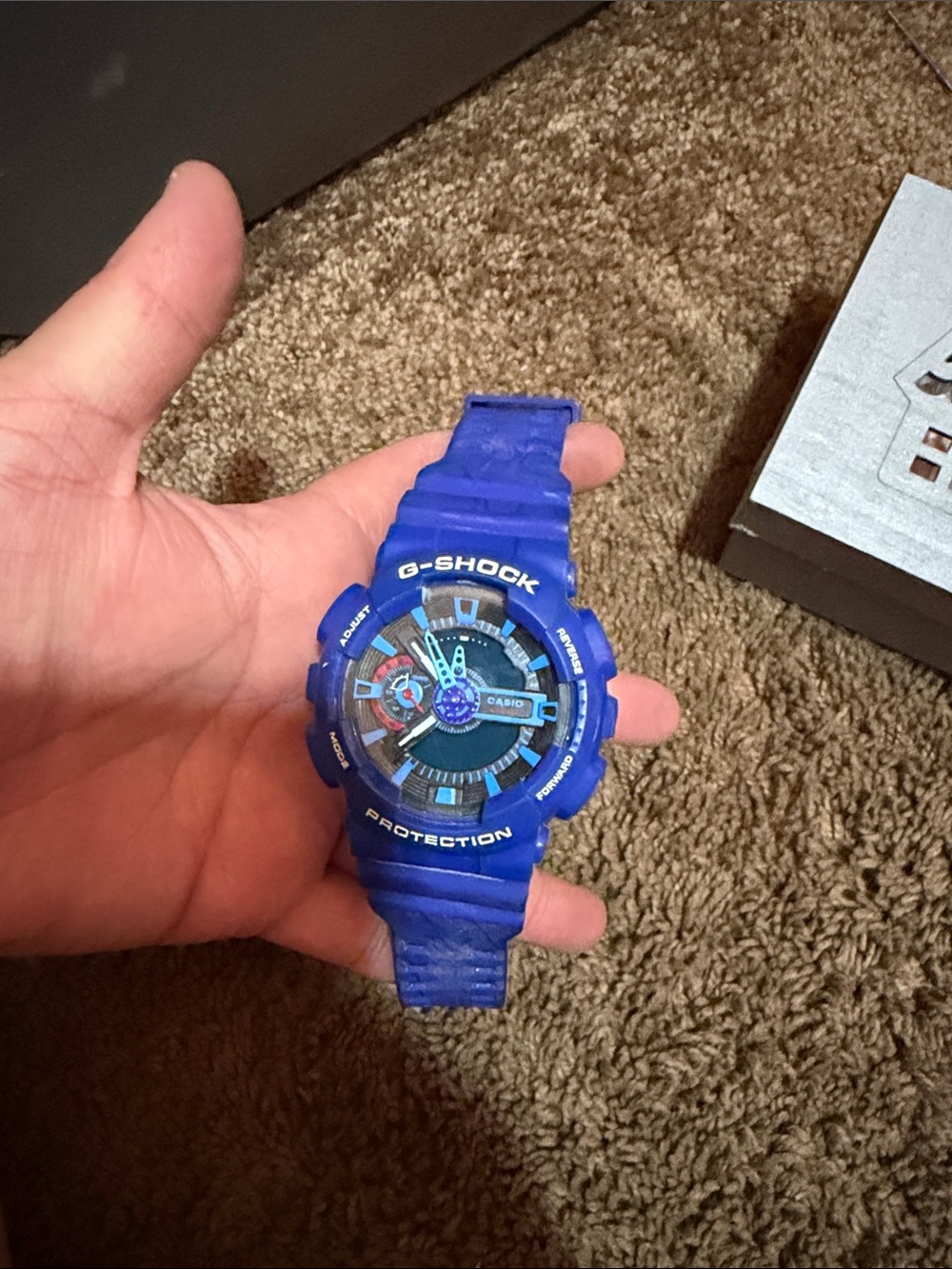 G-Shock Blue Resin Sport Watch